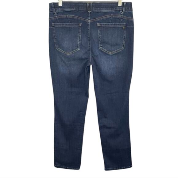 Democracy Abtechnology Booty Lift Straight Leg Classic Blue Women's Jeans 20 W - Picture 6 of 9